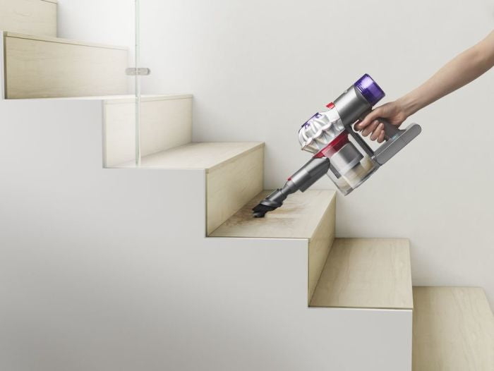 DYSON V8 ORIGIN ASPIRAPOLVERE A BASTONE 2 IN 1 BATTERIA SECCO SENZA SACCHETTO 425 W VIOLA, ARGENTO