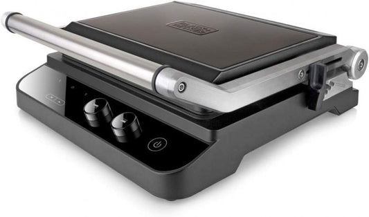 GRILL ELETTRICO BLACK+DECKER BXGR2000E 2000 W ACCIAIO INOSSIDABILE NERO