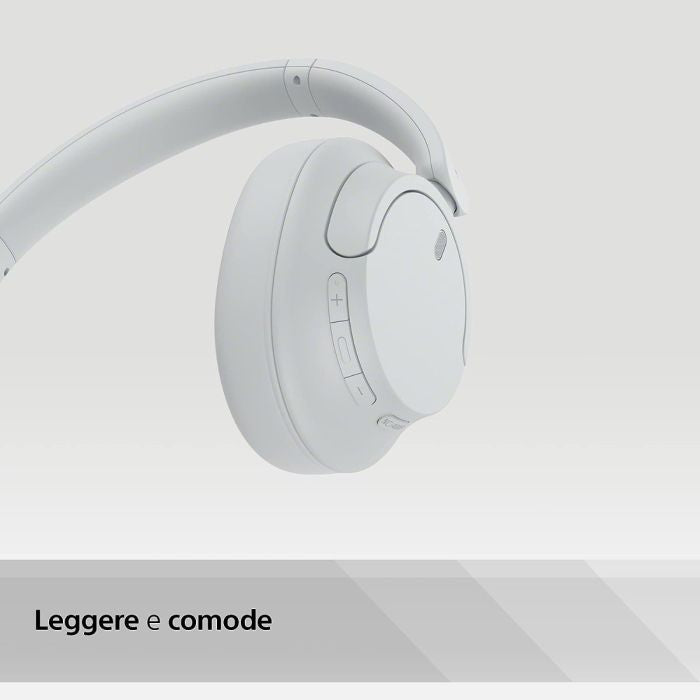 SONY WH-CH720N CUFFIE BLUETOOTH WIRELESS CON CANCELLAZIONE DEL RUMORE - DURATA DELLA BATTERIA FINO A 35 ORE E RICARICA RAPIDA - BIANCO