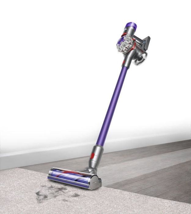 DYSON V8 ORIGIN ASPIRAPOLVERE A BASTONE 2 IN 1 BATTERIA SECCO SENZA SACCHETTO 425 W VIOLA, ARGENTO