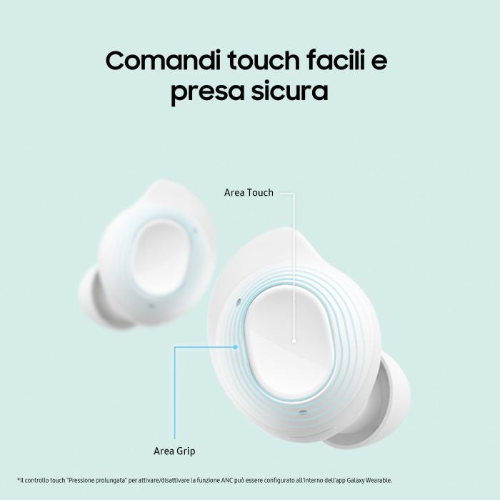 SAMSUNG - GALAXY BUDS FE AURICOLARI SENZA FILO BT - GRAPHITE