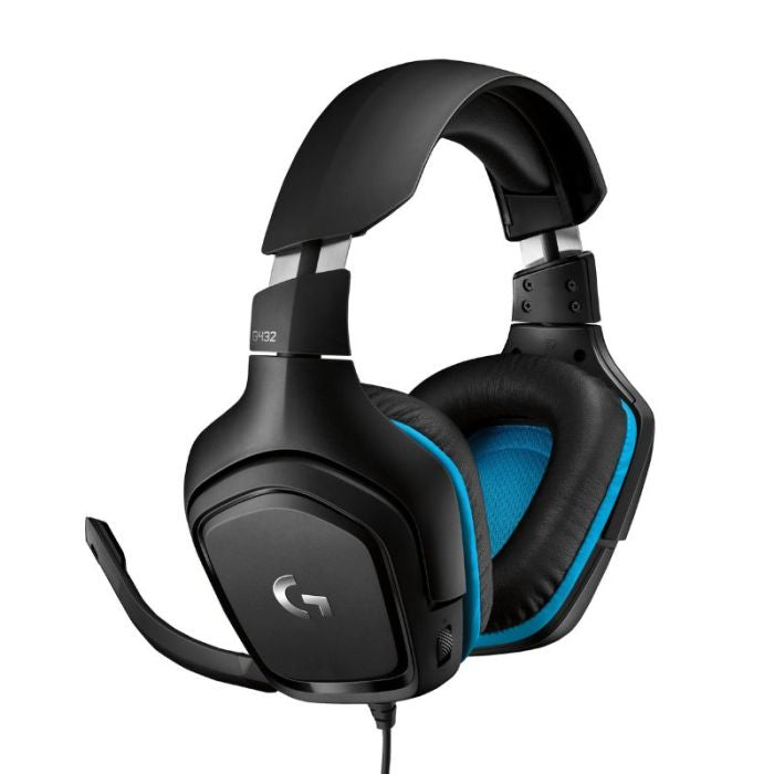 LOGITECH - G432 AURICOLARE CUFFIA PADIGLIONE AURICOLARE - NERO, BLU