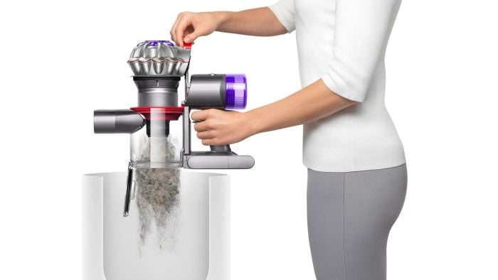 DYSON V8 ORIGIN ASPIRAPOLVERE A BASTONE 2 IN 1 BATTERIA SECCO SENZA SACCHETTO 425 W VIOLA, ARGENTO