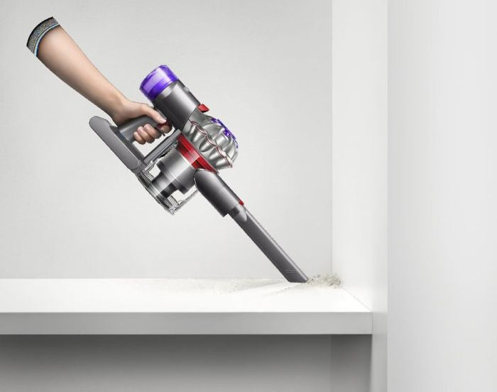 DYSON V8 ORIGIN ASPIRAPOLVERE A BASTONE 2 IN 1 BATTERIA SECCO SENZA SACCHETTO 425 W VIOLA, ARGENTO